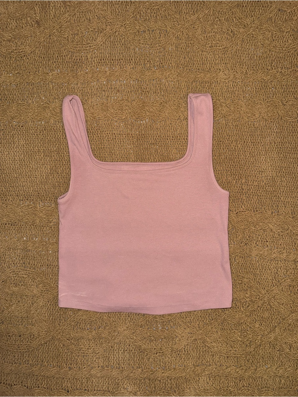 Old Navy Pink Square-Neck Tank